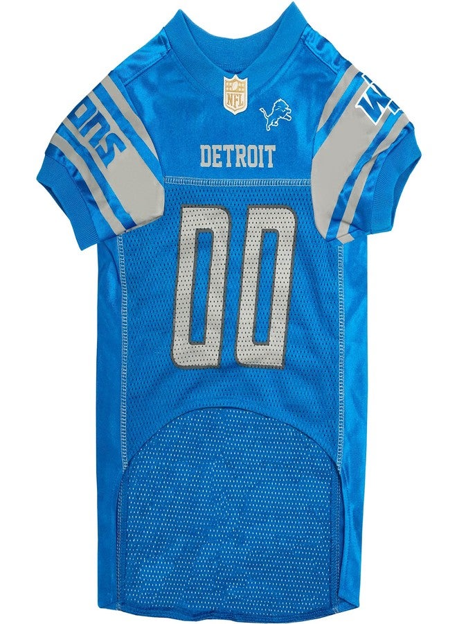 Pets First NFL Detroit Lions Dog Jersey, Size Small, Football Shirt Costume for Pet, Dog Sports T-Shirt, NFL Team Clothing for Cats, Licensed Pet Apparel Available in 7 Sizes and 32 Teams - Image 2
